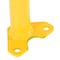 Vestil Steel Pipe Safety Railing with Welded Baseplate 2 Ft. Length Yellow VDKR-2-BP-YL - alternate 8